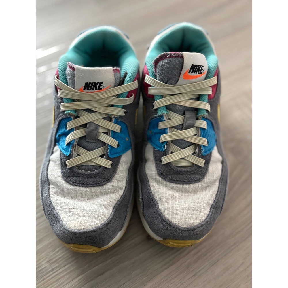 Nike Air Max 90 Air Sprung Kids Sneakers Multi-Color‎ DQ7761-001 Size 1Y
